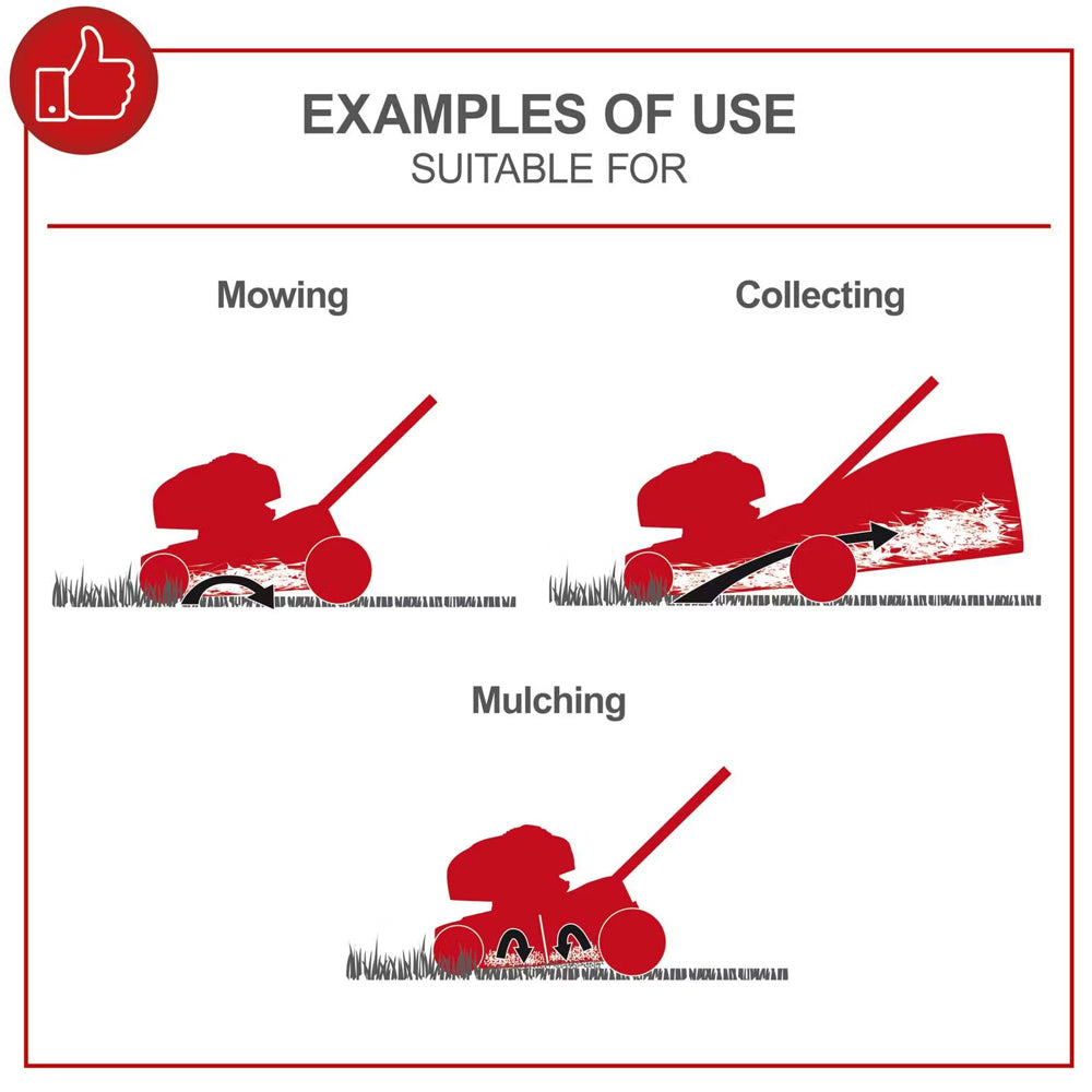 Scheppach MS173-51 4-in-1 Self-Propelled Petrol Lawn Mower