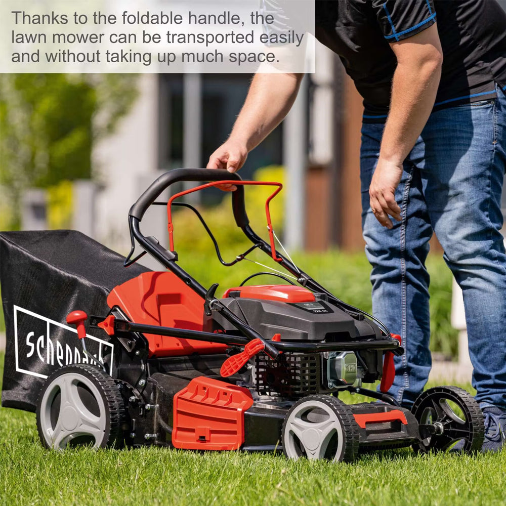 Scheppach MS225-53 4-in-1 Self-Propelled Petrol Lawn Mower