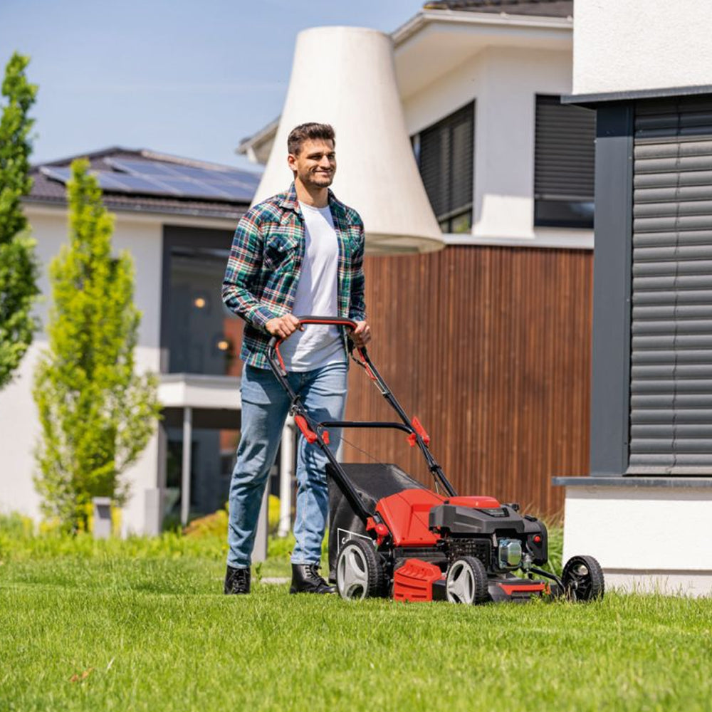 Scheppach MS225-53 4-in-1 Self-Propelled Petrol Lawn Mower