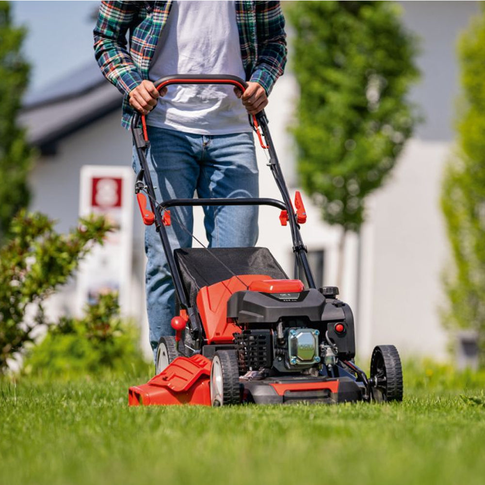 Scheppach MS225-53 4-in-1 Self-Propelled Petrol Lawn Mower