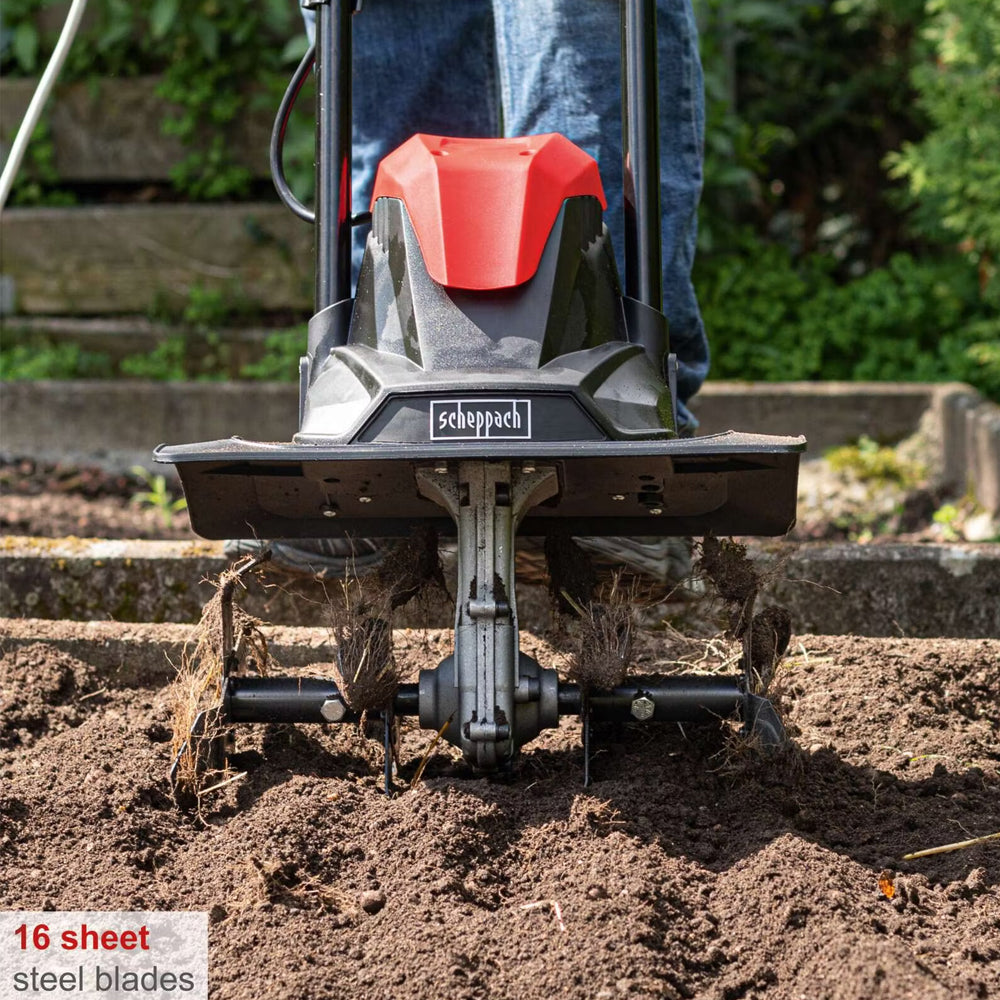 Scheppach MTE380 36cm 1050W Electric Tiller