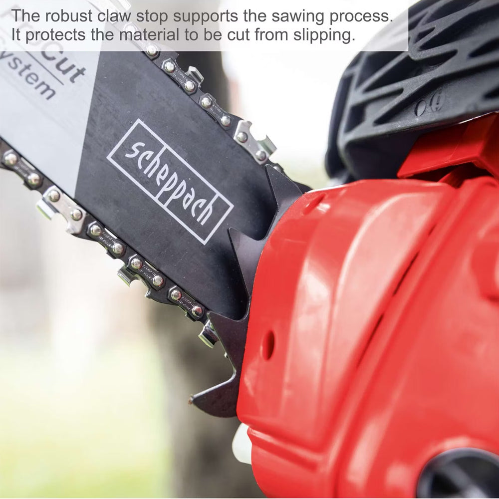 Scheppach PCS26 Petrol Top Handle Pruning Chainsaw 25.4cc/10"