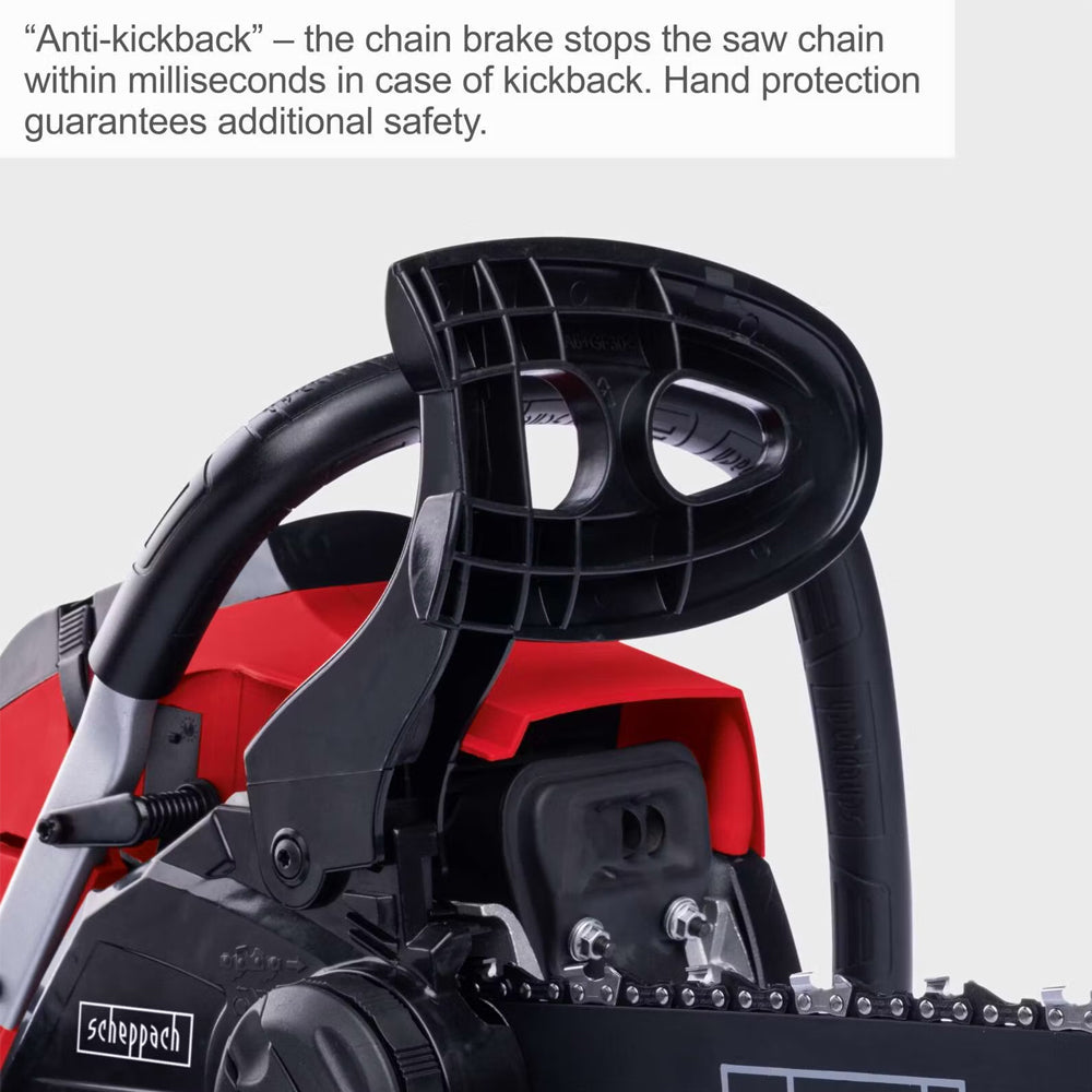Scheppach PCS38 Petrol Chainsaw 37.2cc/14"