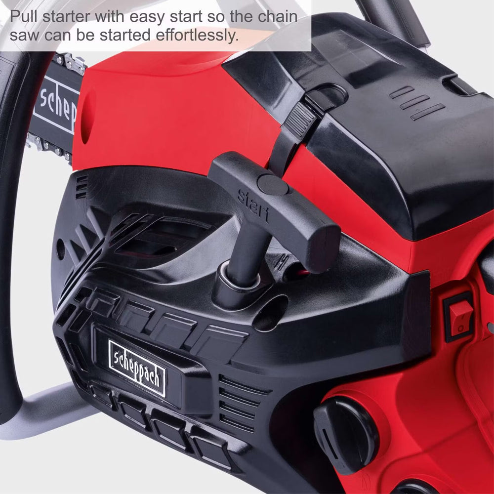 Scheppach PCS38 Petrol Chainsaw 37.2cc/14"