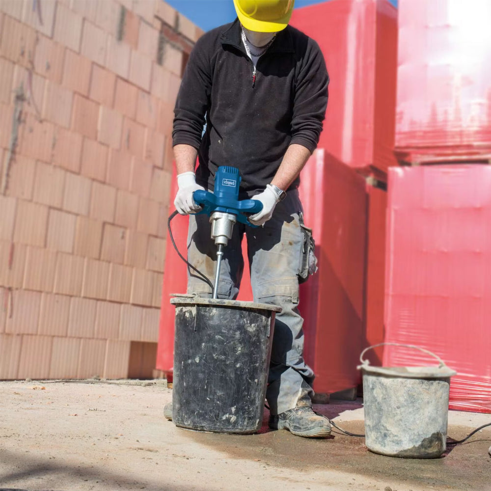 Scheppach PM1600 1600W Electric Paint & Mortar Stirrer | Paddle Mixer