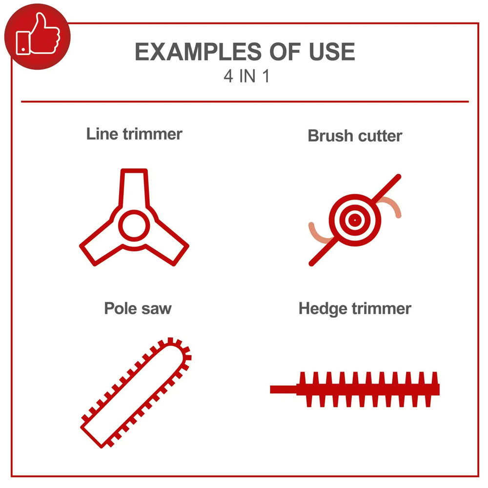 Scheppach PMT520 4-in-1 Petrol Garden Multi Tool