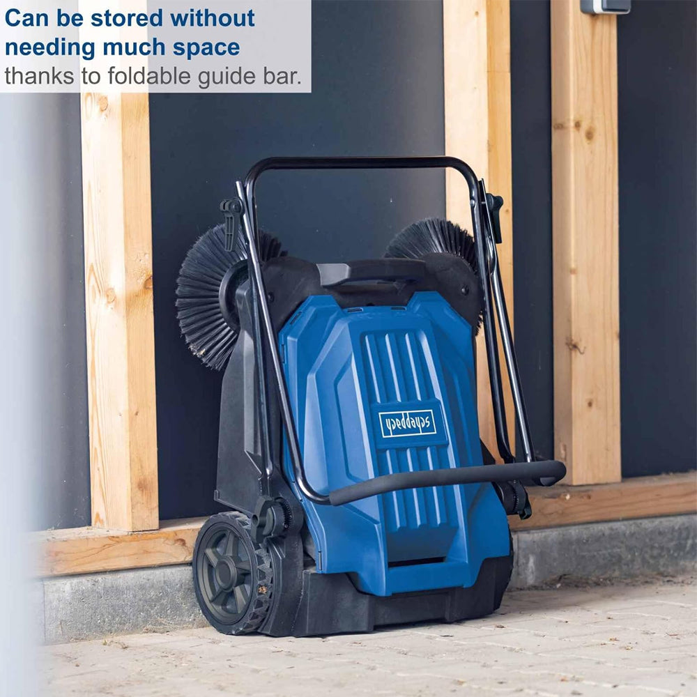 Scheppach S800 65cm Manual Push Sweeper