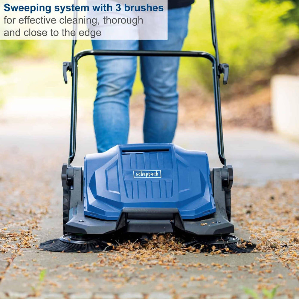 Scheppach S800 65cm Manual Push Sweeper