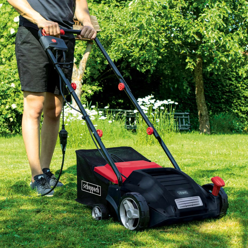 Scheppach SC32 2-in-1 Electric Lawn Scarifier / Aerator