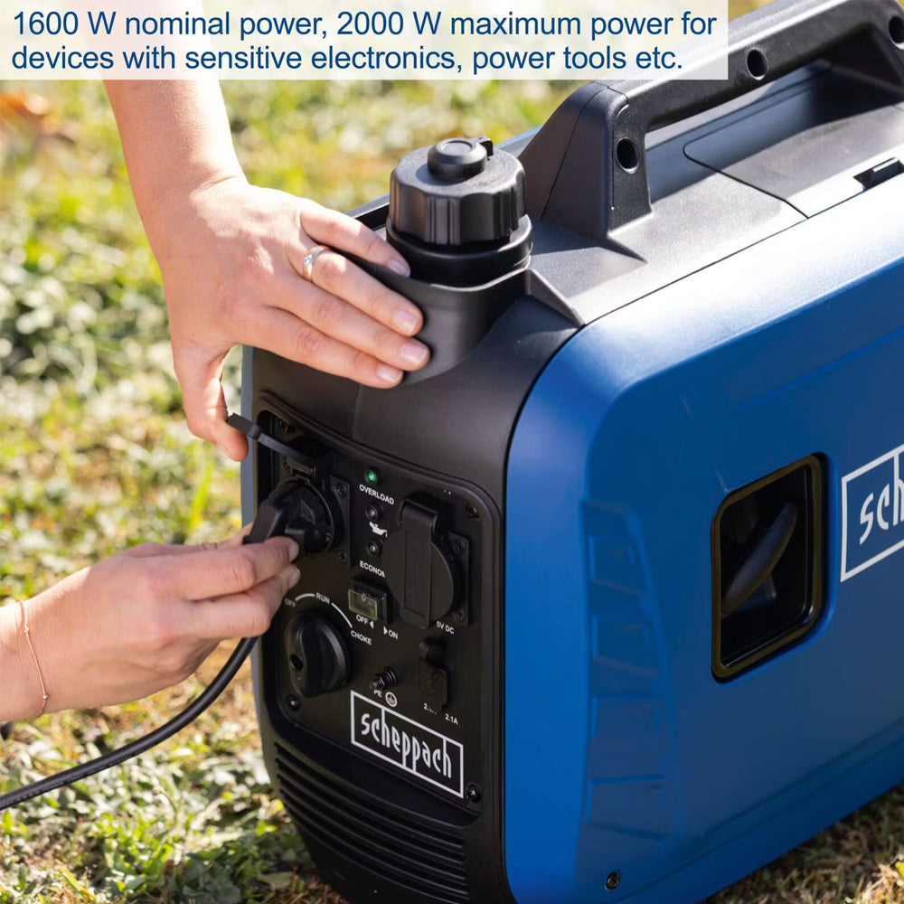 Scheppach SG2500i 2000W Petrol Inverter Generator