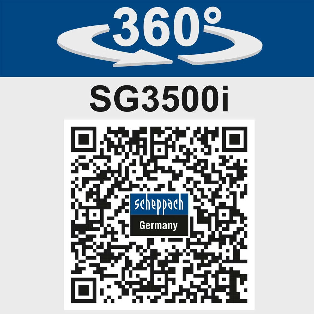 Scheppach SG3500i 3000W Petrol Inverter Generator