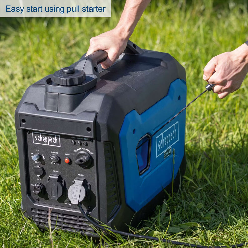 Scheppach SG3500i 3000W Petrol Inverter Generator