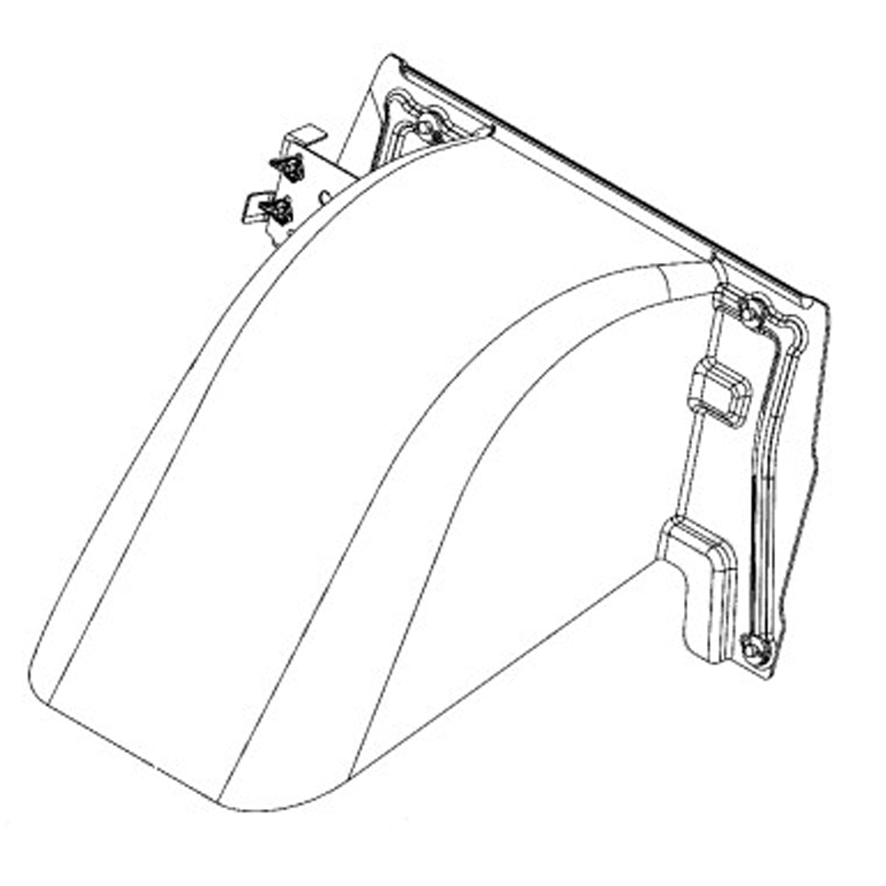 Snapper 1688033 Rear Deflector Chute  for RPX210 & RPX310 Lawn Tractors