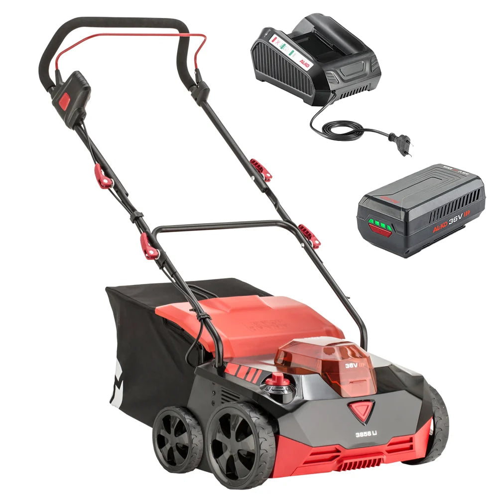 solo by AL-KO 36V Comfort 3856 Li Combi Care Cordless Lawn Scarifier (with 4Ah Battery & 3A Charger)