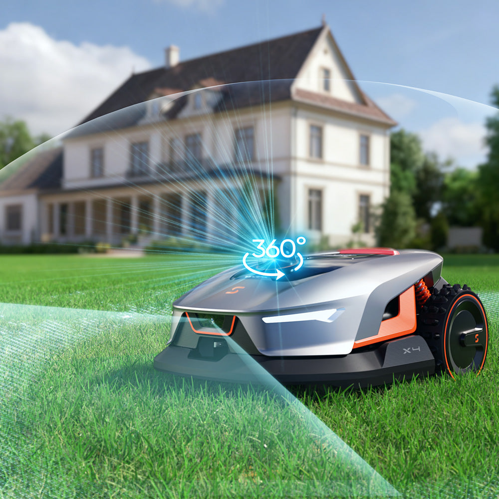 Sunseeker Elite X4 Wireless Robotic Lawn Mower (1200m²)
