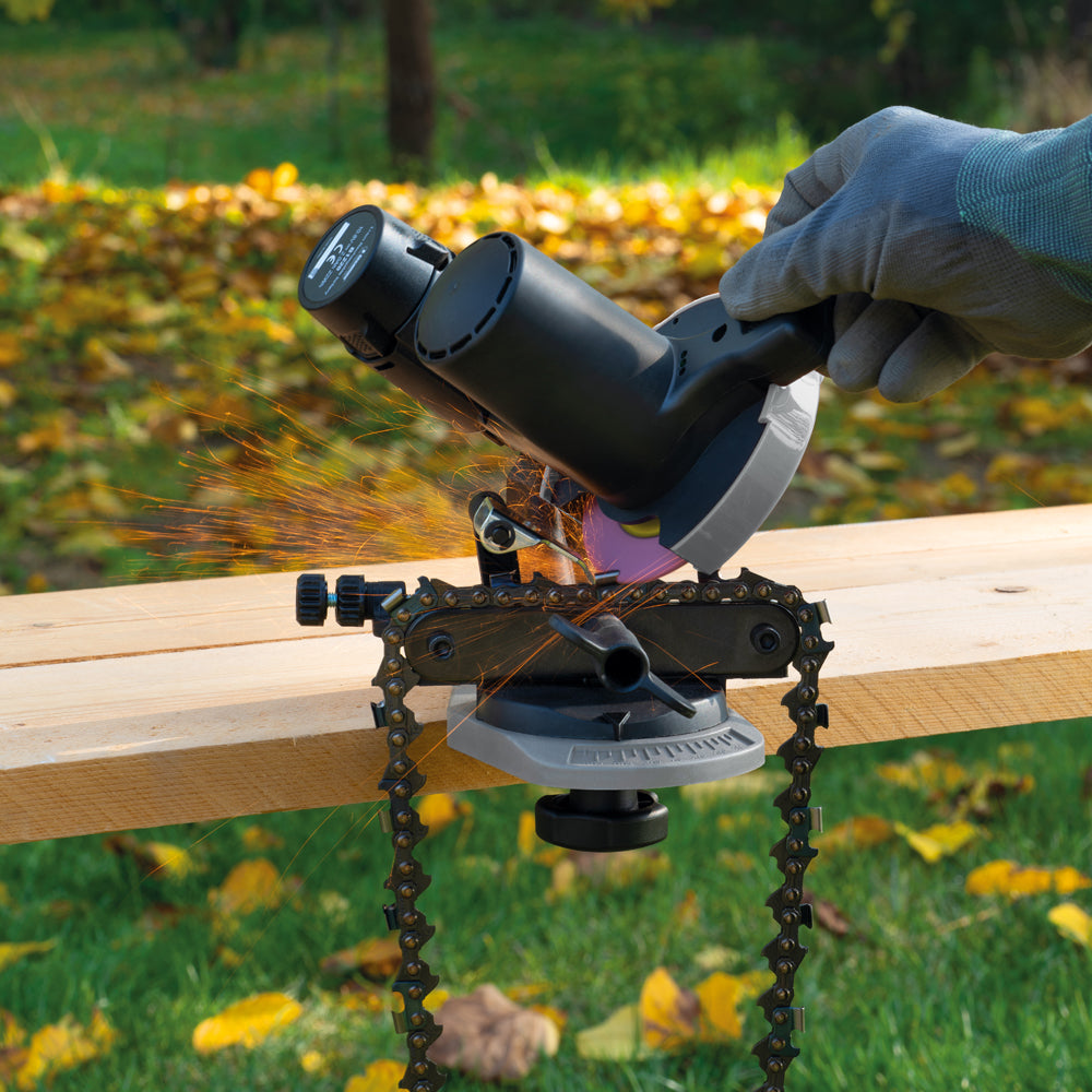 Tecomec MJ 10.8i MICROJolly 10.8V Battery-powered Chainsaw Sharpener/Chain Grinder - Bench-mounted