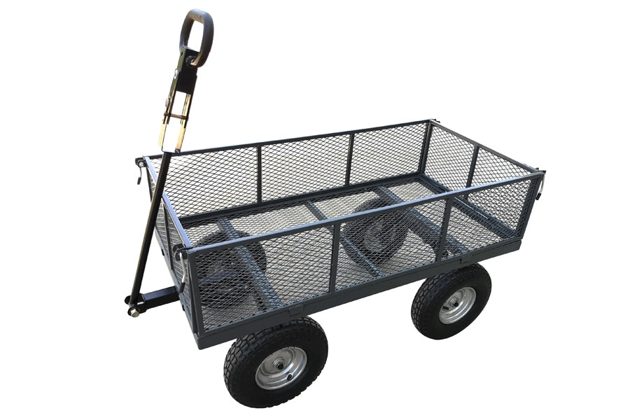The Handy THDLGT 400kg Deluxe Large Push/Tow Garden Trolley