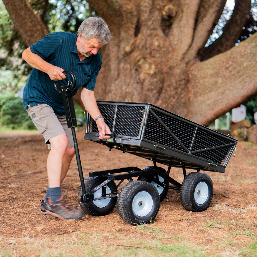 The Handy THMPC 300kg Multi-Purpose Push/Tow Tipping Cart