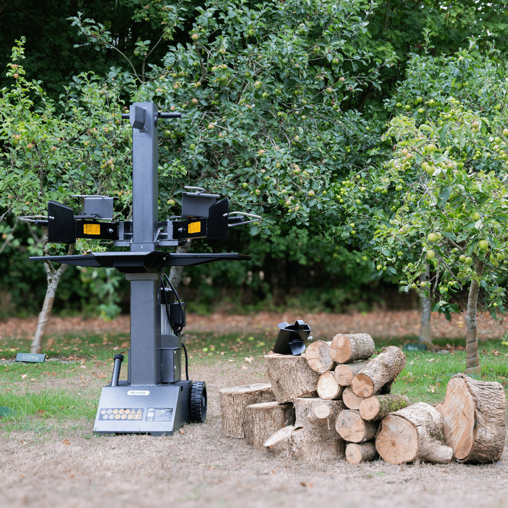 The Handy Pro THPLS8TE 8 Ton Vertical Electric Log Splitter