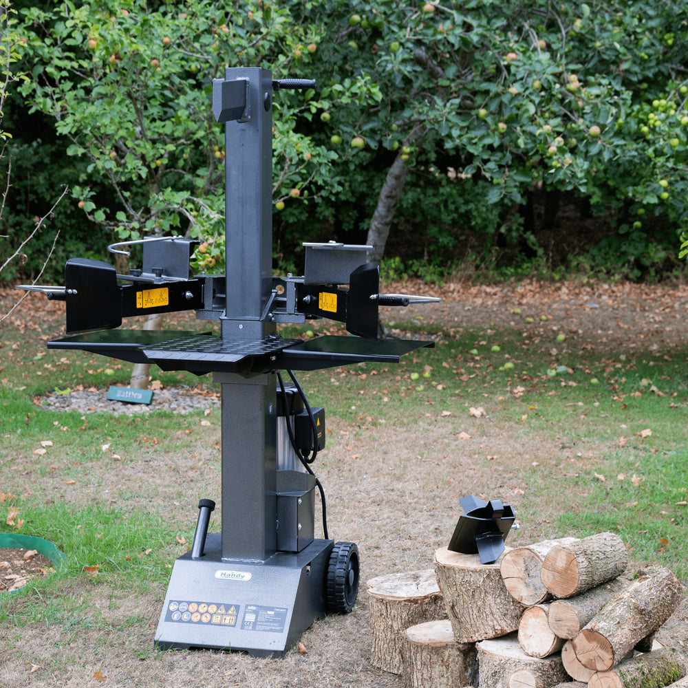 The Handy Pro THPLS8TE 8 Ton Vertical Electric Log Splitter
