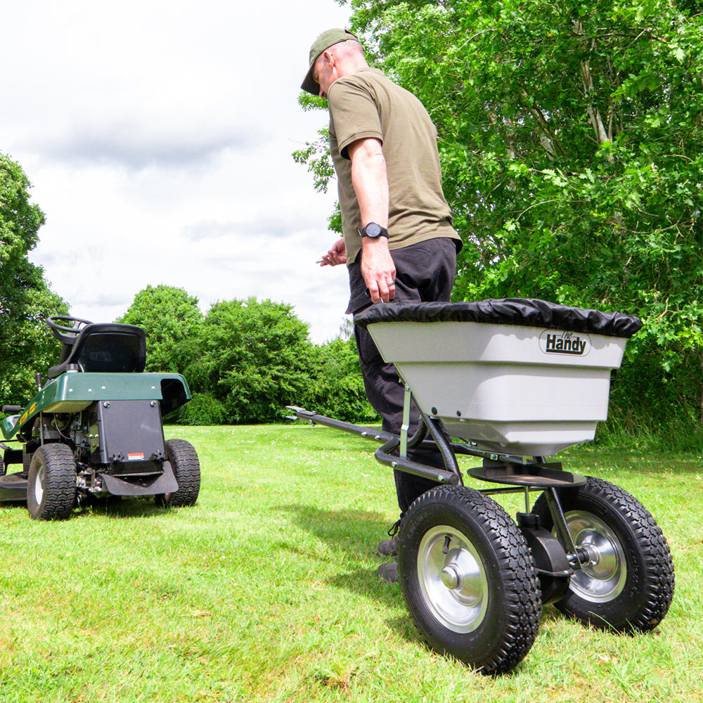 The Handy THTS 36.5kg Towed Broadcast Spreader