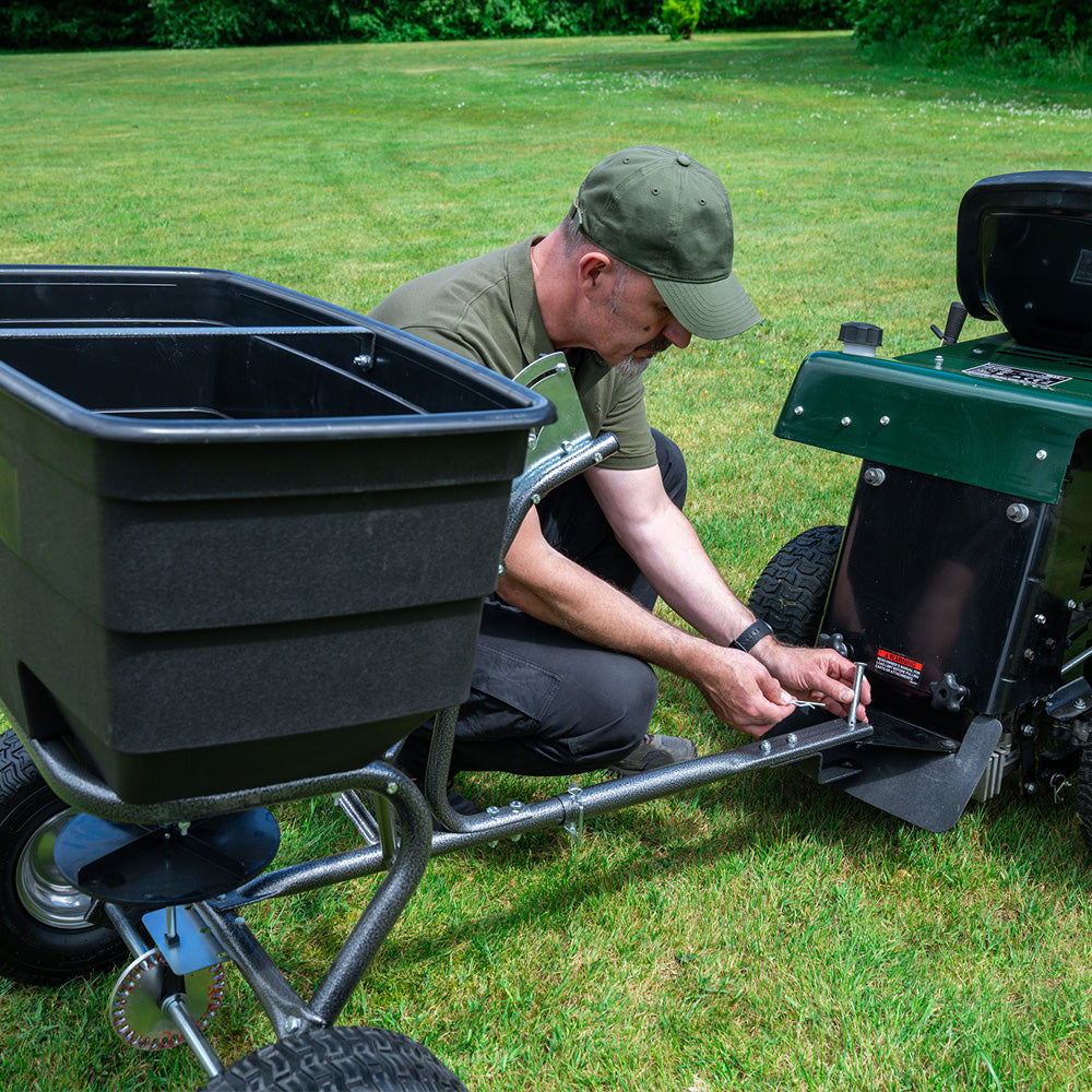 The Handy THTS175 79.4kg / 175lb Towed Broadcast Spreader