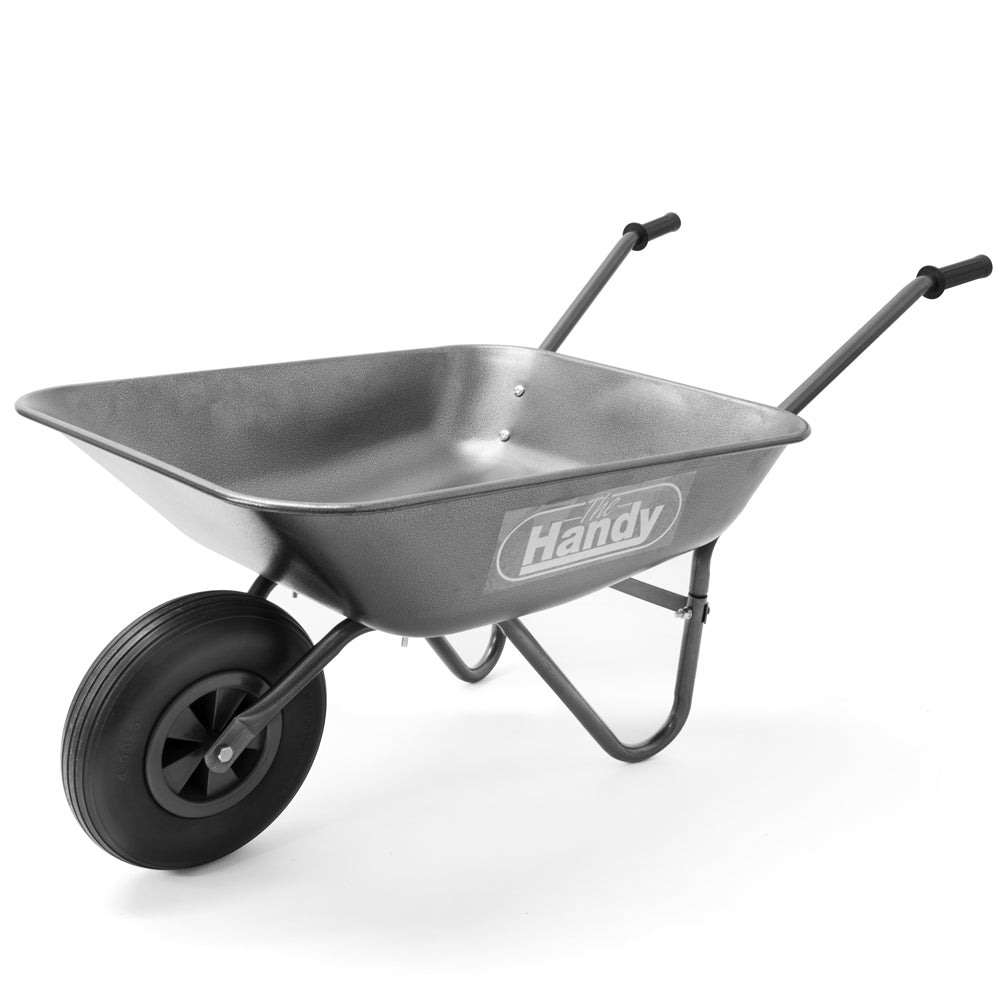 The Handy THWB 65 Litre Galvanised Steel Wheelbarrow