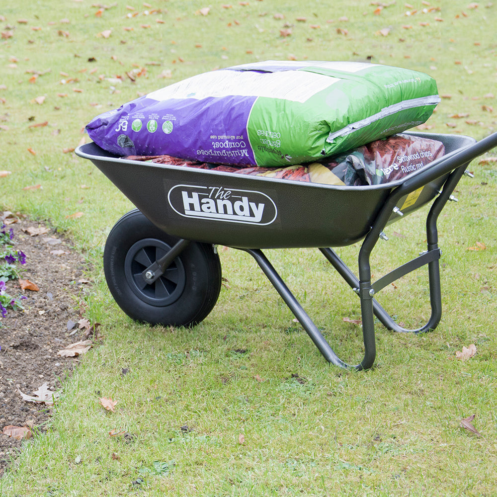 The Handy THWB 65 Litre Galvanised Steel Wheelbarrow