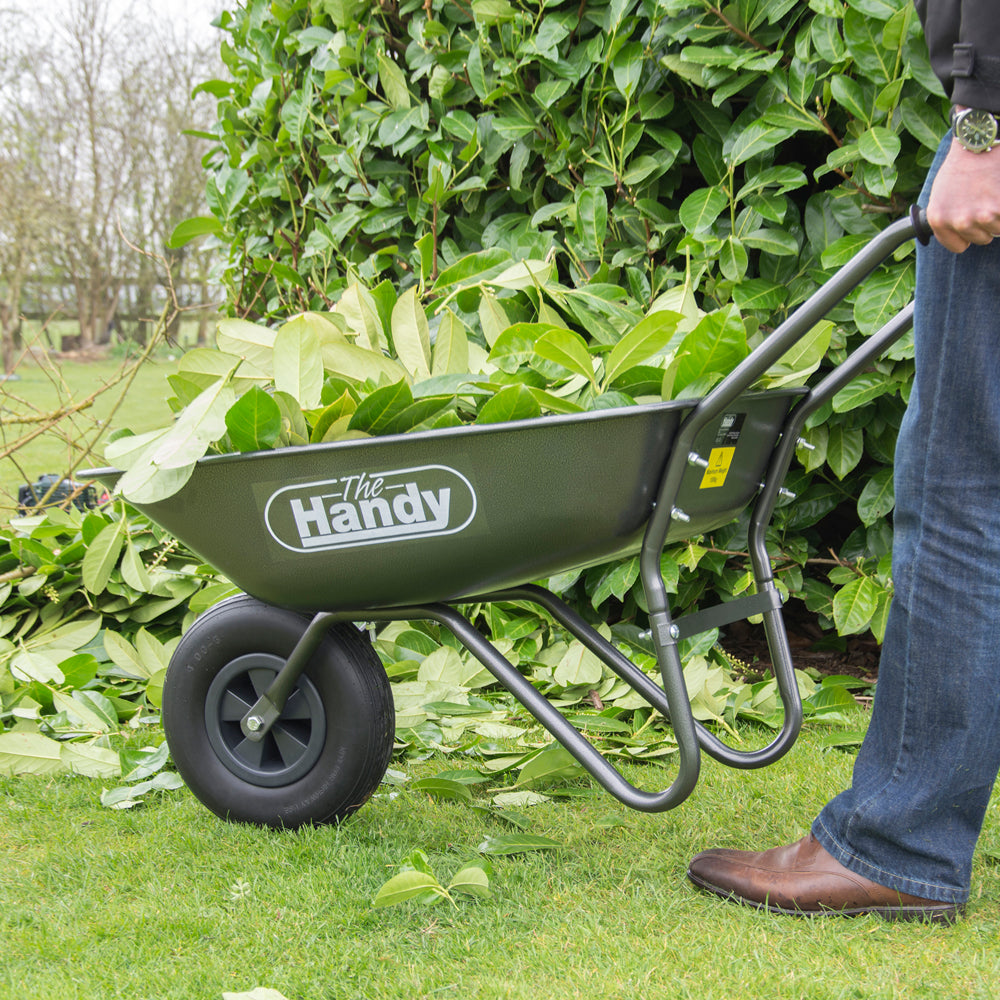 The Handy THWB 65 Litre Galvanised Steel Wheelbarrow