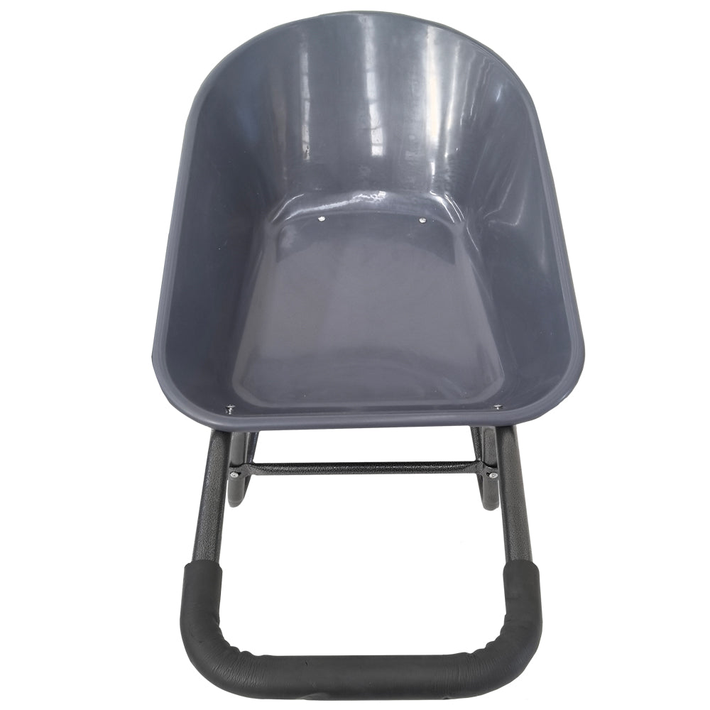 The Handy THWBTWIN 78 Litre Poly Wheelbarrow