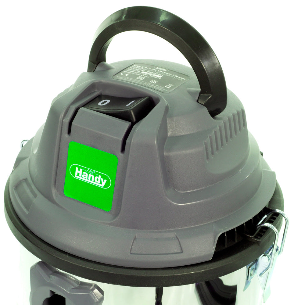 The Handy THWD1250 15L 1250W Electric Wet & Dry Vacuum Cleaner
