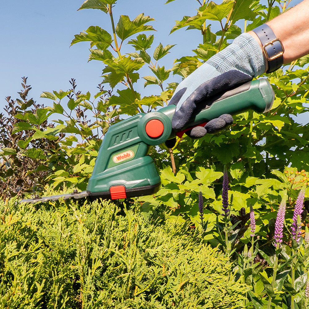 Webb WE7.2GHS 7.2V Cordless 2-in-1 Grass & Shrub Shears