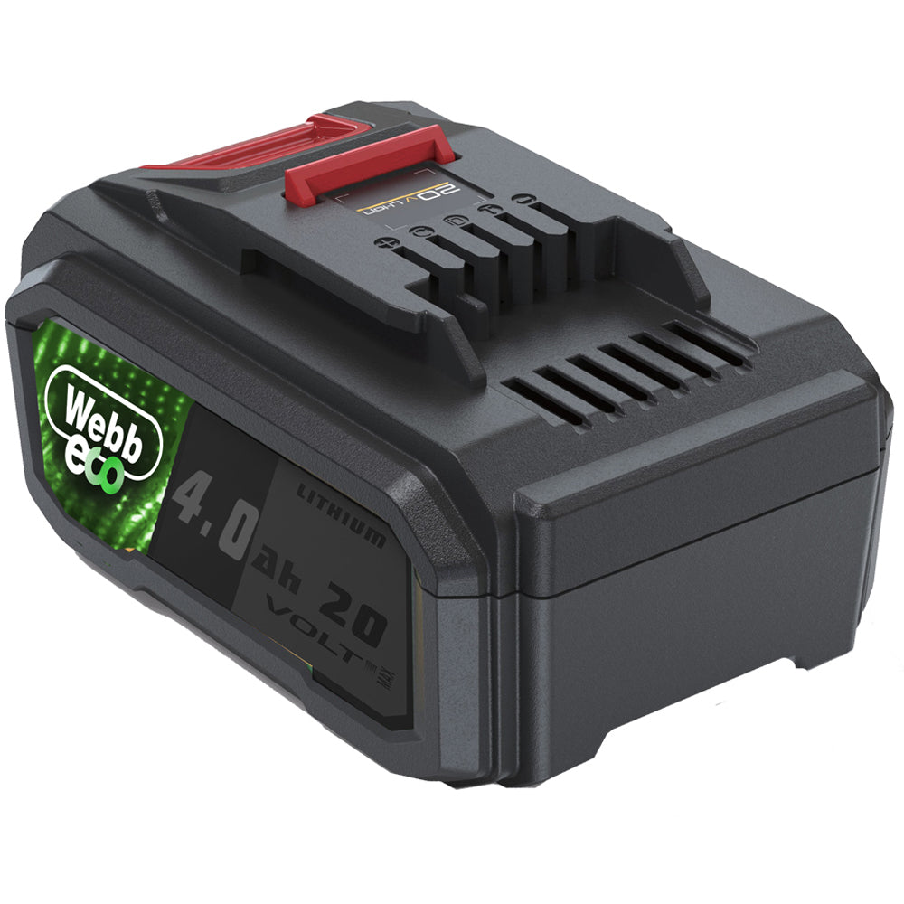 Webb Eco WEV20ABB4 20V Cordless Leaf Blower (with 4Ah Battery & Charger)
