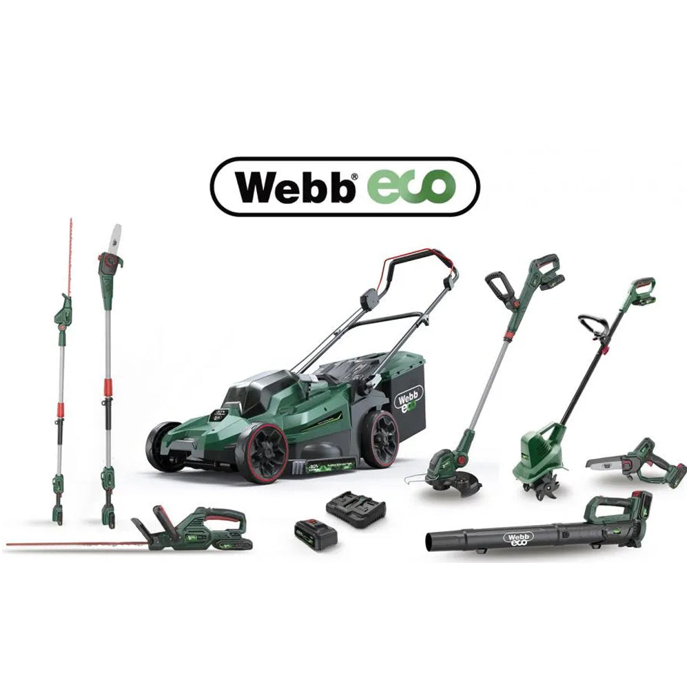 Webb Eco WEV20LTB2 20V Cordless Grass Trimmer / Lawn Edger (with 2Ah Battery & Charger)