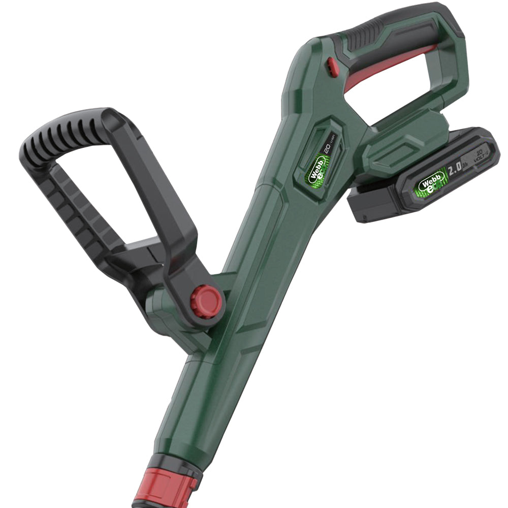 Webb Eco WEV20LTB2 20V Cordless Grass Trimmer / Lawn Edger (with 2Ah Battery & Charger)