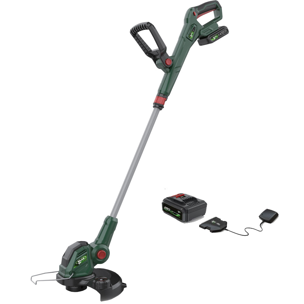 Webb Eco WEV20LTB2 20V Cordless Grass Trimmer / Lawn Edger (with 2Ah Battery & Charger)