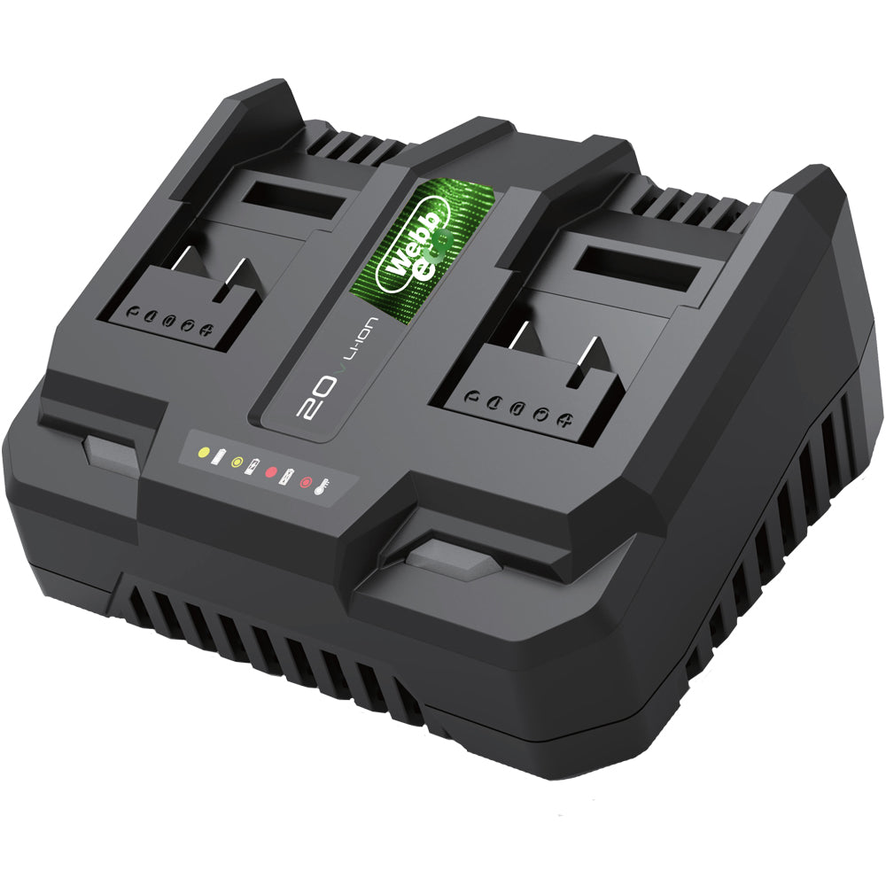 Webb Eco WEV20DPC 20V 2.4A Dual Port Battery Charger (New Style / Generation II)