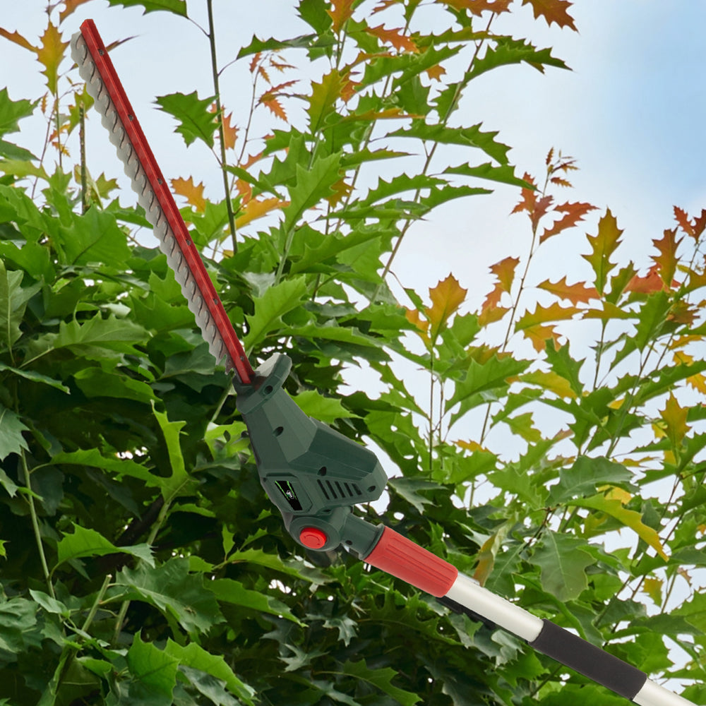 Webb Eco WEV20PSHTB2 20V Cordless Long Reach Hedge Trimmer & Pruner Attachment (with 2Ah Battery & Charger)