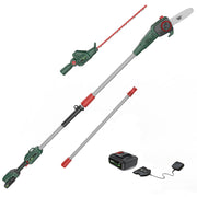 Webb Eco WEV20PSHTB2 20V Cordless Long Reach Hedge Trimmer & Pruner Attachment (with 2Ah Battery & Charger)