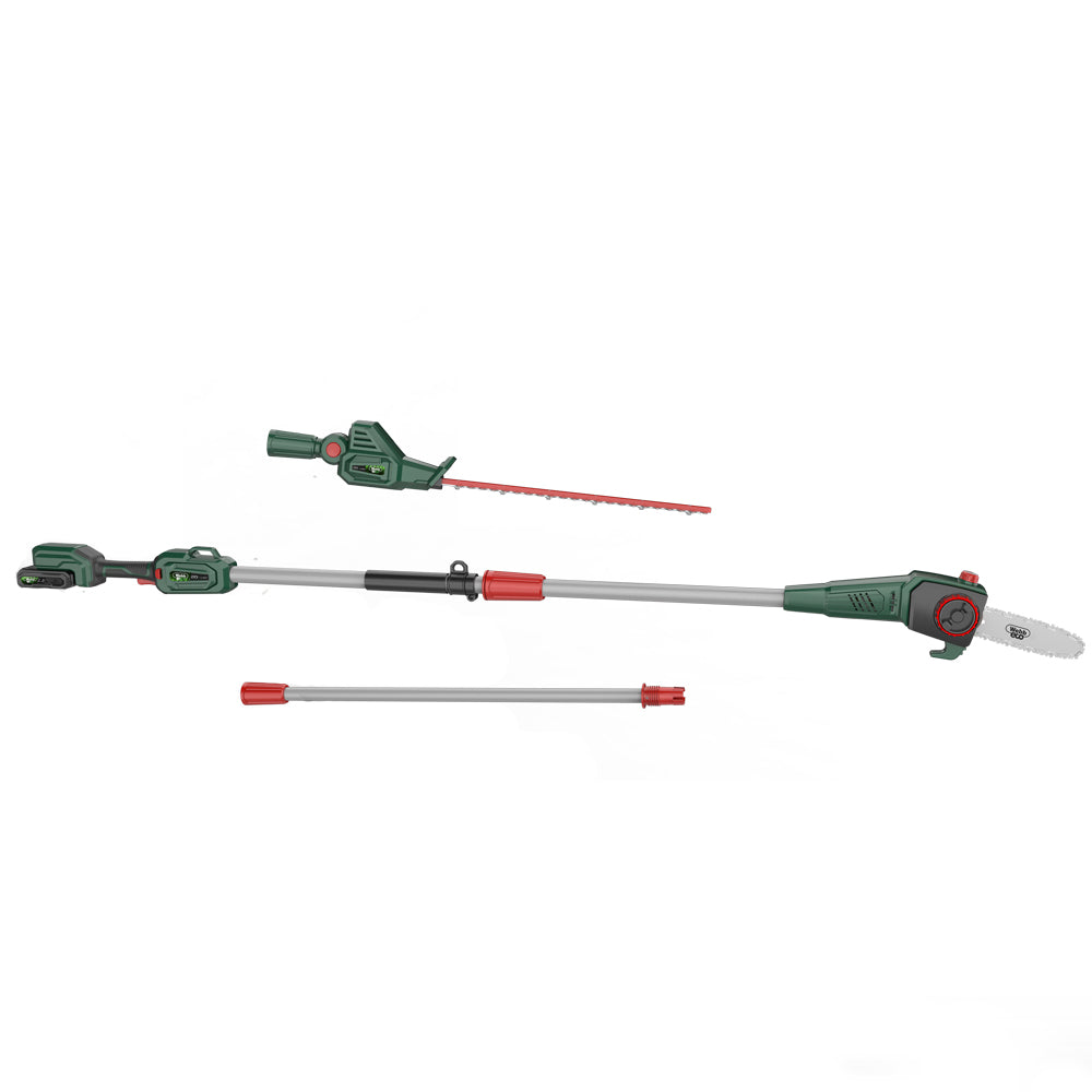 Webb Eco WEV20PSHTBARE 20V Cordless Long Reach Hedge Trimmer & Pruner Attachment (Tool Only)