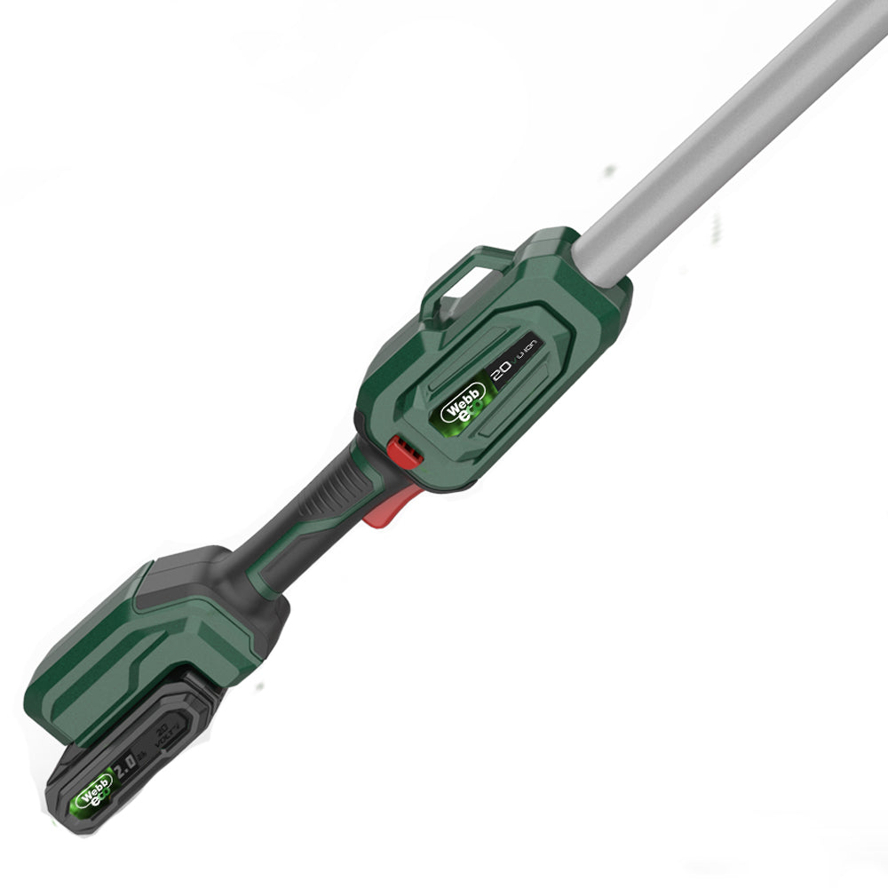 Webb Eco WEV20PSHTBARE 20V Cordless Long Reach Hedge Trimmer & Pruner Attachment (Tool Only)