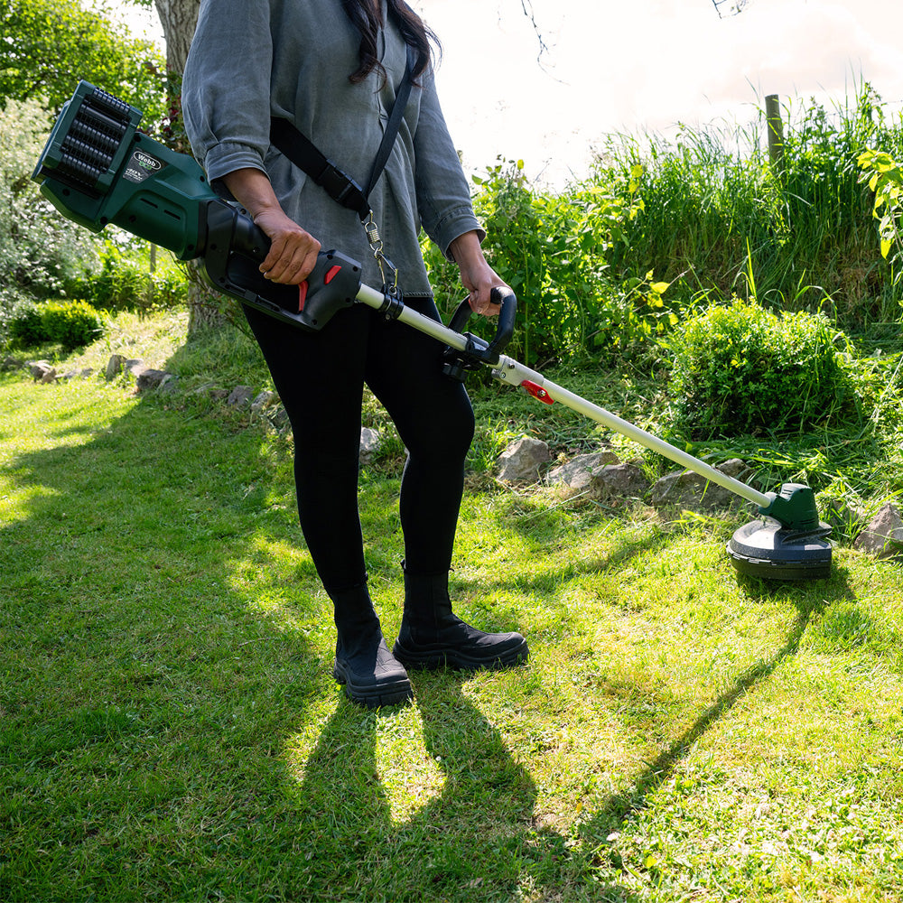 Webb Eco WEV20X2BCBARE X-Series 40V (20V+20V) Cordless Line Trimmer / Brush Cutter (Tool Only)