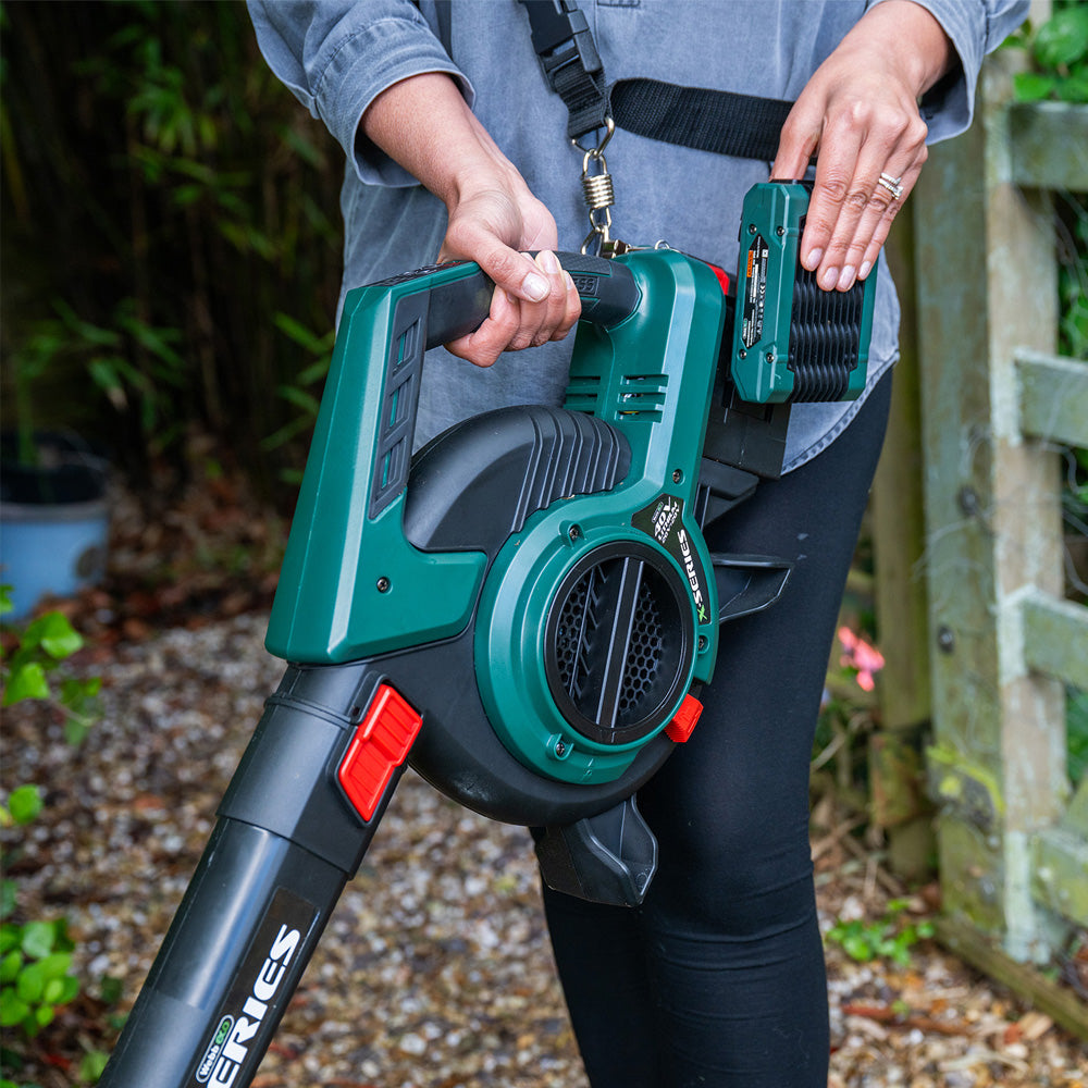 Webb Eco WEV20X2BVBARE X-Series 40V (20V+20V) Cordless Blower Vacuum (Tool Only)