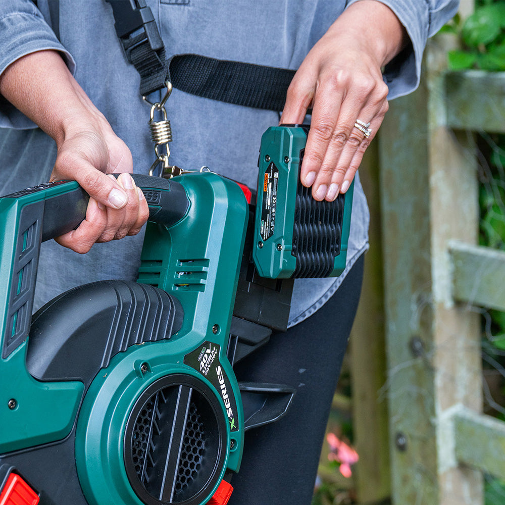 Webb Eco WEV20X2BVBARE X-Series 40V (20V+20V) Cordless Blower Vacuum (Tool Only)
