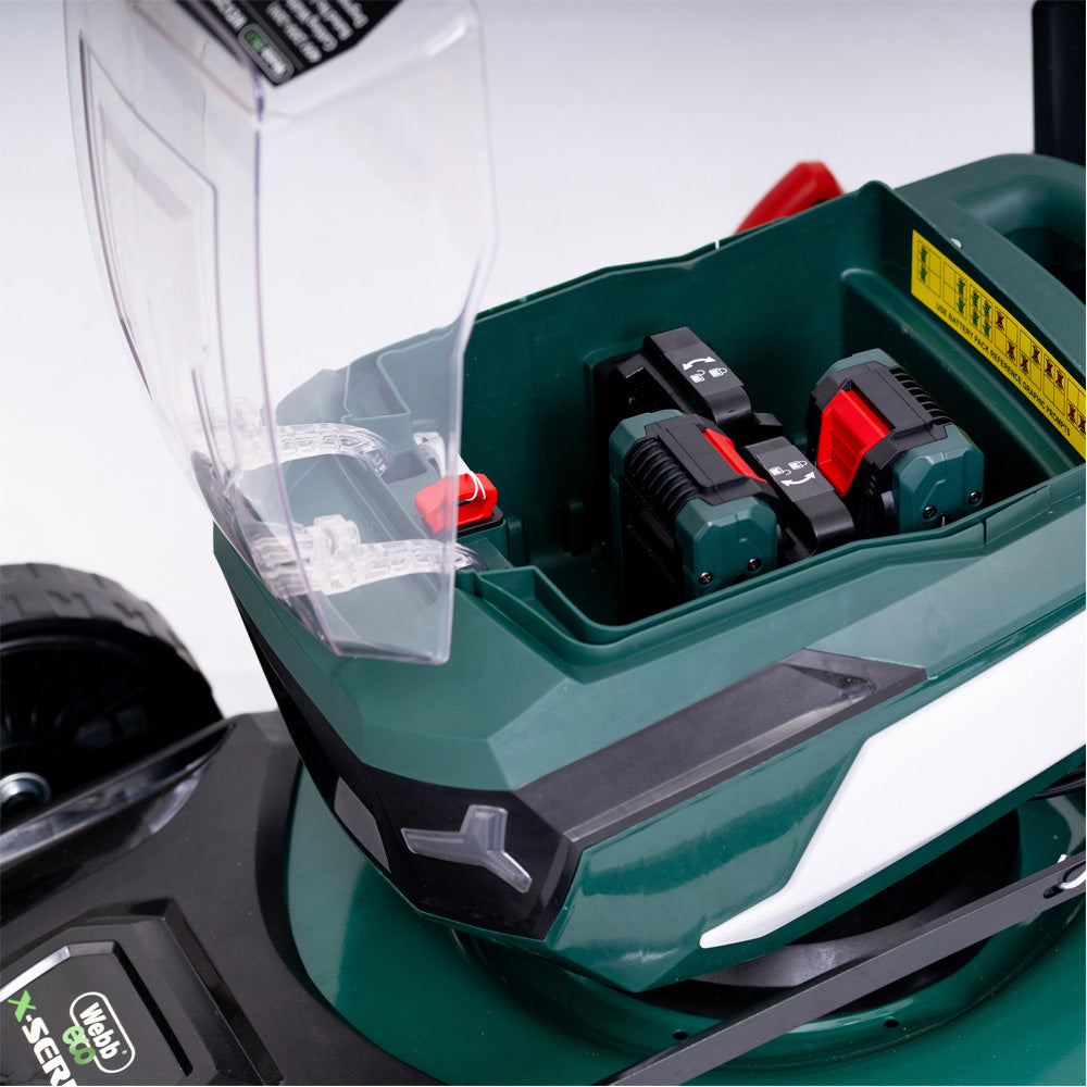 Webb Eco WEV20X2LM47SPBARE X-Series 40V (20V+20V) 4-in-1 Self-Propelled Cordless Lawn Mower (Tool Only)