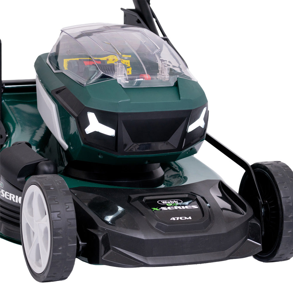 Webb Eco WEV20X2LM47SPBARE X-Series 40V (20V+20V) 4-in-1 Self-Propelled Cordless Lawn Mower (Tool Only)