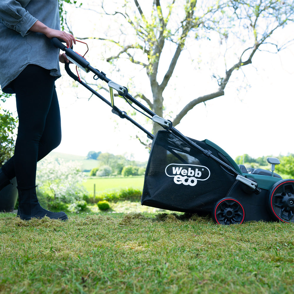 Webb Eco WEV20X2SRBARE X-Series 40V (20V+20V) Cordless Lawn Scarifier Rake (Bare Tool)