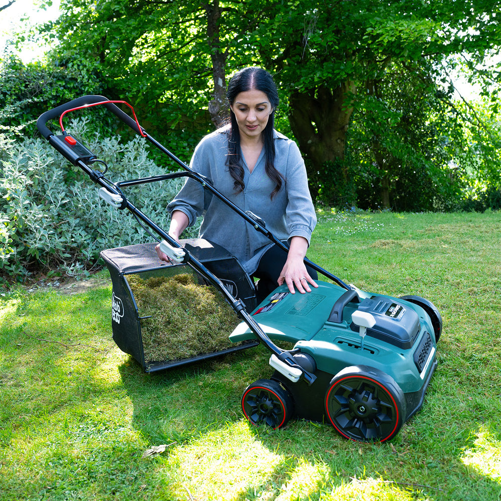 Webb Eco WEV20X2SRBARE X-Series 40V (20V+20V) Cordless Lawn Scarifier Rake (Bare Tool)