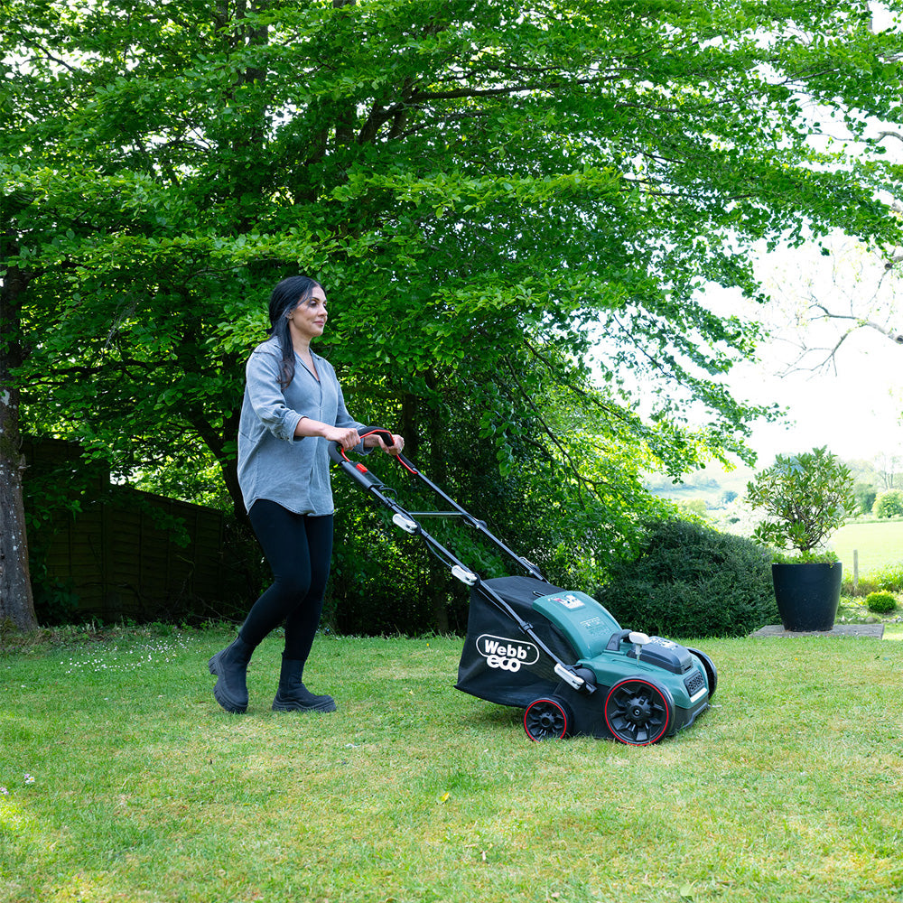 Webb Eco WEV20X2SRBARE X-Series 40V (20V+20V) Cordless Lawn Scarifier Rake (Bare Tool)
