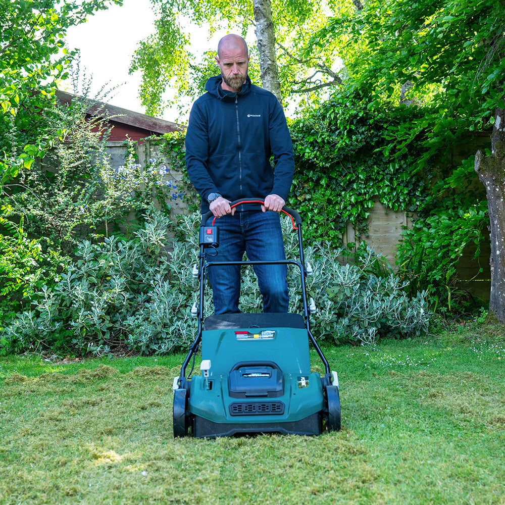 Webb Eco WEV20X2SRBARE X-Series 40V (20V+20V) Cordless Lawn Scarifier Rake (Bare Tool)